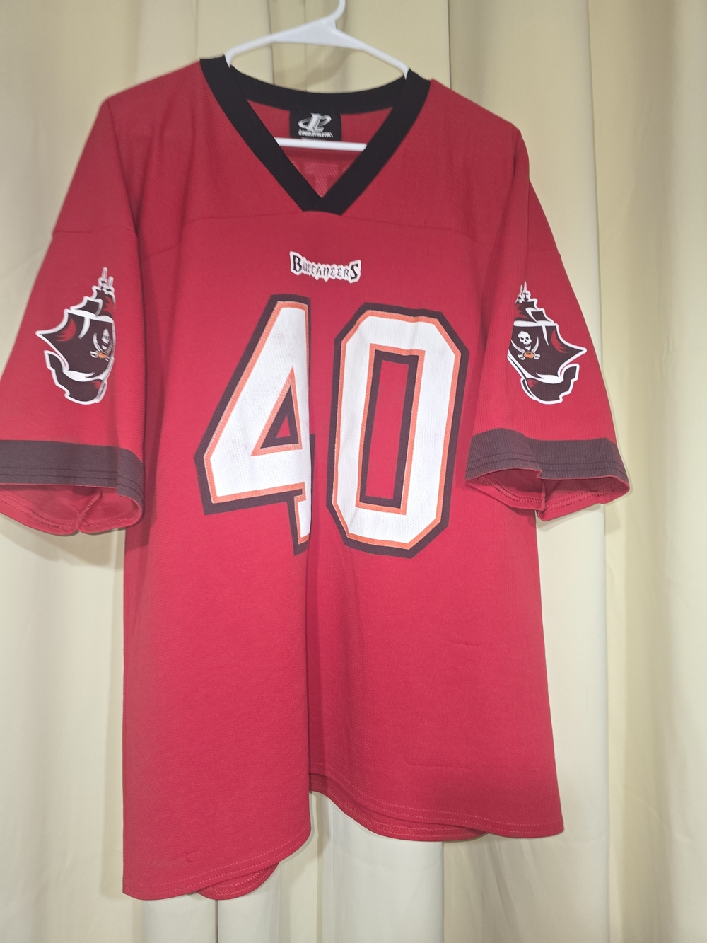 Vintage 90s Tampa Bay Buccaneers Mike Alstott #40 Logo Athletic Jersey XL
